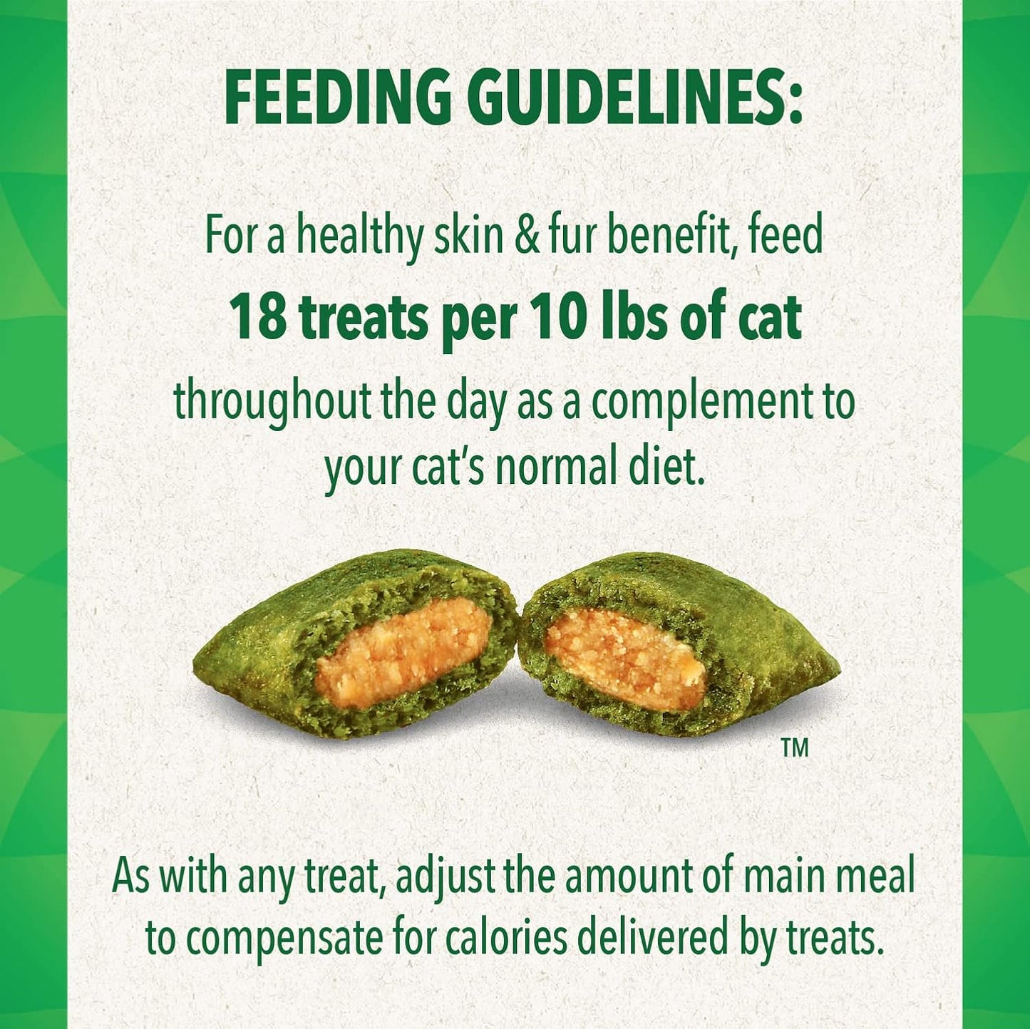 FELINE SMARTBITES Skin & Fur Health Crunchy and Soft Natural Cat Treats, Salmon Flavor, 4.6 Oz. Pack
