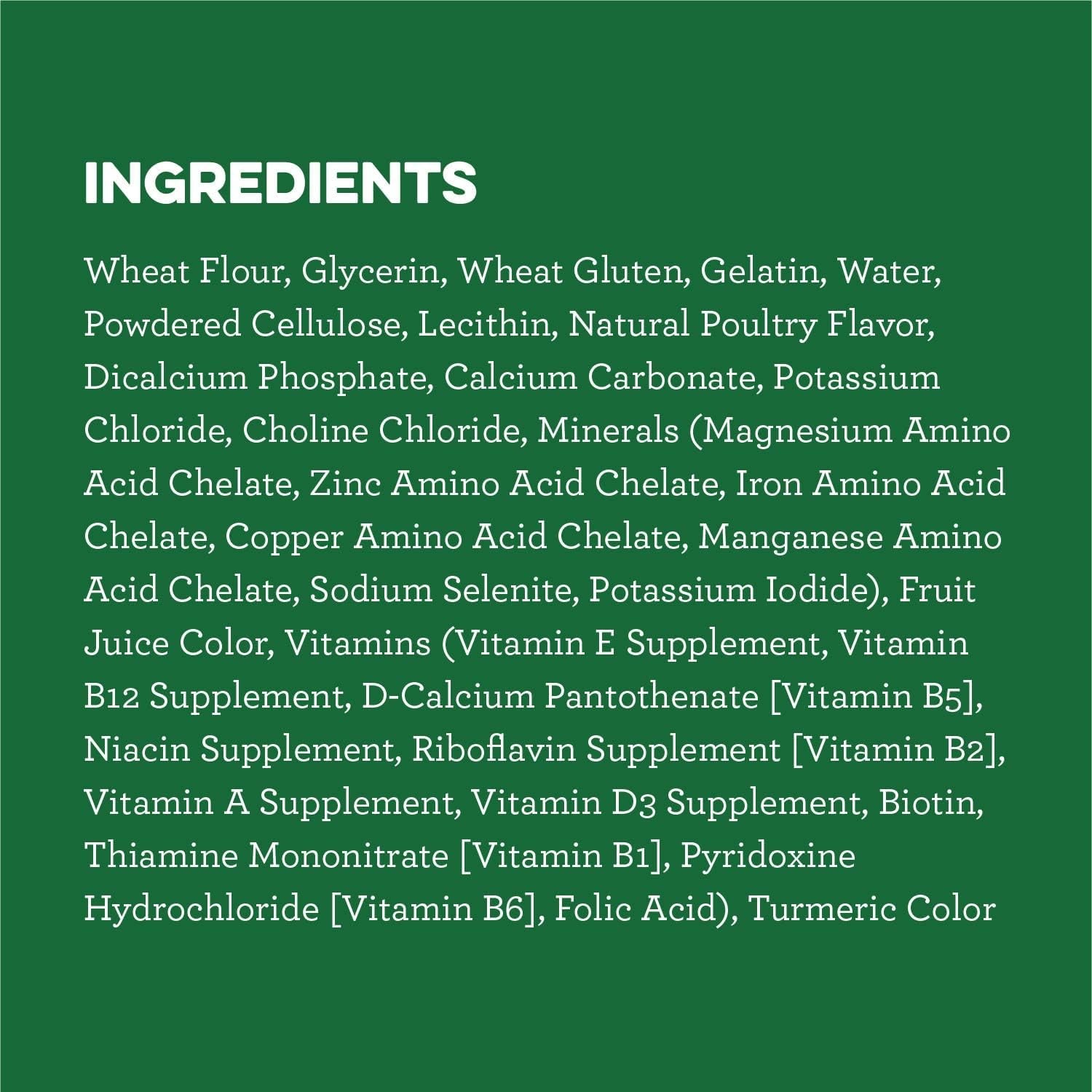 Original Teenie Natural Dental Care Dog Treats, 6 Oz. Pack (22 Treats)