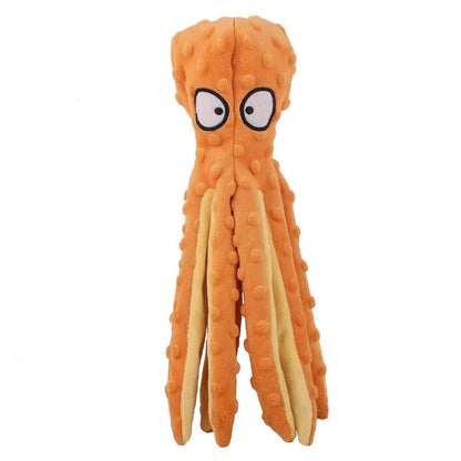 Pet Plush Toy Cat Dog Voice Octopus Shell Puzzle Toy Bite Resistant Interactive Pet Dog Teeth Cleaning Chew Toy Pet Supplies