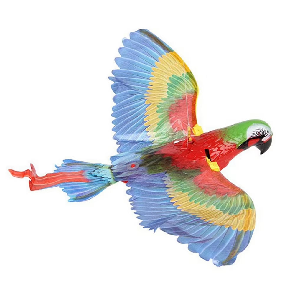 Pet Toy Electric Simulation Fake Eagle Electronic Rotation Simulation Bird Hanging Interactive Teasing Cat Dog Toy Silent Model