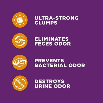 Scoop Away Extra Strength Multi-Cat Scented Litter, Clumping Cat Litter, 38 Lb