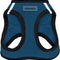 Voyager Step-In Air Dog Harness - All Weather Mesh, Reflective, No Pull Harness for Small, Medium Dogs, Cats - Secure with Hook & Loop Fastener, Buckle, Double D-Rings - Blue/Black Trim, XS