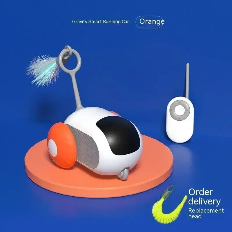 Smart Cat Toy Car Interactive Dog Toy Ball Automatic Moving Remote Control Toy Car Indoor Things for Cats Pet Kitten Supplies