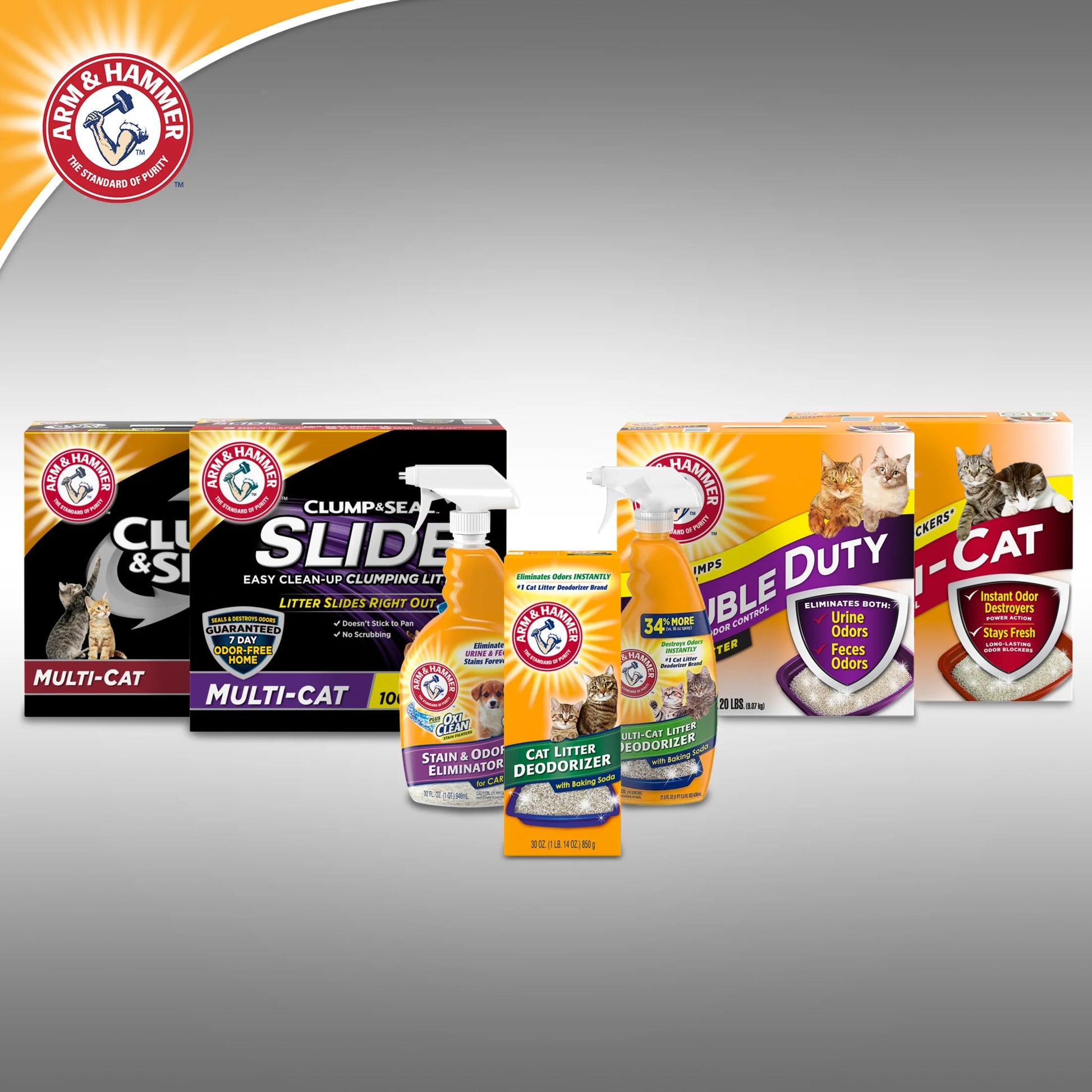 Multi-Cat Clumping Litter Unscented, 20 Lb